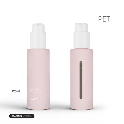 SGS Plastic Lotionfles met Berijpte Pompautomaat 120ml