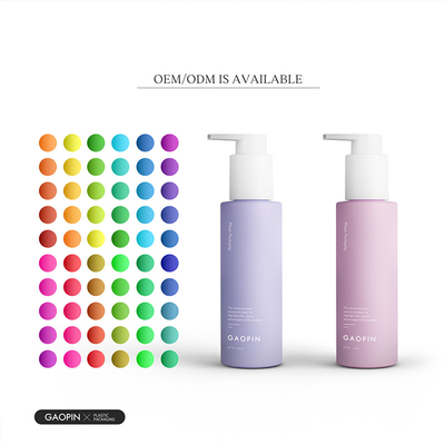 SGS Plastic Lotionfles met Berijpte Pompautomaat 120ml