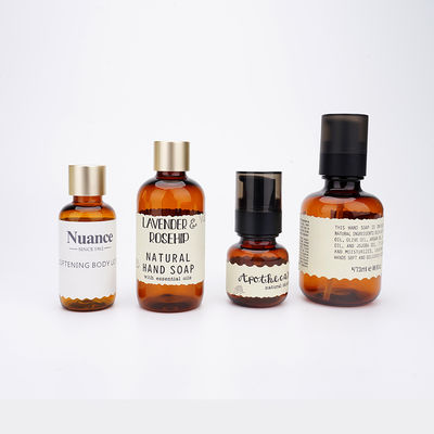 Kosmetische Plastic Flessen Amber Skincare Packaging 40ml 50ml 100ml 150ml 200ml 500ml