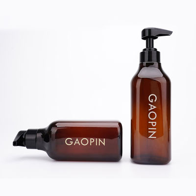 500ml de Verpakkingsdruppelbuisje van HUISDIERENamber plastic shampoo bottles and het Verzegelen