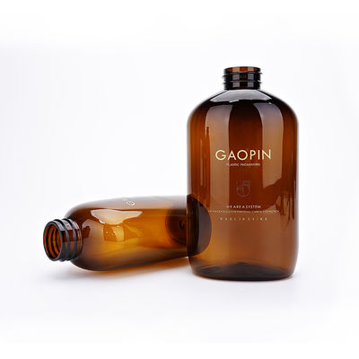 Amber van het de Douchegel van de HUISDIERENfles 340ml 520ml Verpakkende Plastic de Shampooflessen