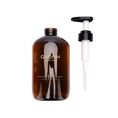 Amber van het de Douchegel van de HUISDIERENfles 340ml 520ml Verpakkende Plastic de Shampooflessen