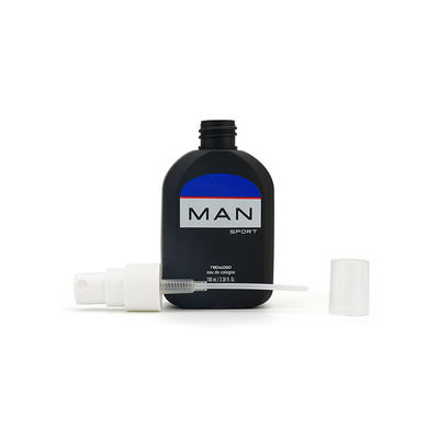 De lege HDPE Druk van het de Flessenscherm van Matte Black Plastic Cosmetic Spray