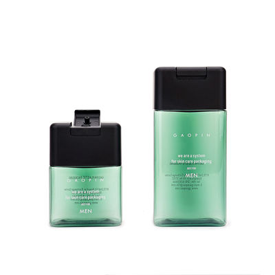 200ml 250ml Flip Top Shampoo Bottles, de Vierkante Plastic Flessen van PETG voor Handdesinfecterend middel