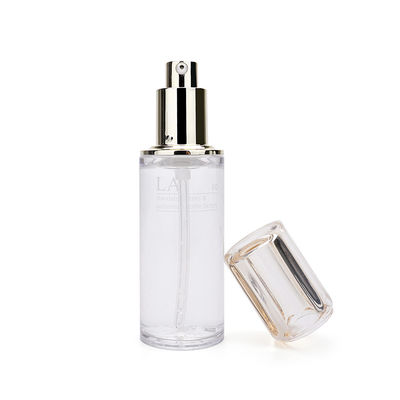 Kosmetische van de de Flessen Hoge Transparantie van de HUISDIEREN Plastic Lotion Gouden de Pompfles 60ml