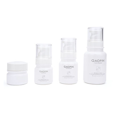 Witte PETG-de Lotionfles van Essentie Kosmetische Plastic Flessen 15ML 40ML 60ML 100ML