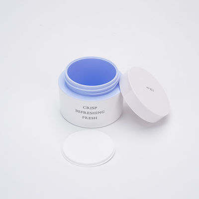 Witte Plastic de Lotionfles Skincare die van PETG de Kosmetische Kruiken van 15g verpakken 20g
