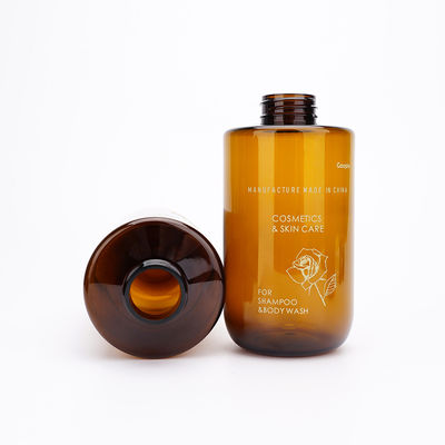 Amber Plastic Shampoo And Conditioner-Flessen 300ml 400ml 500ml 600ml