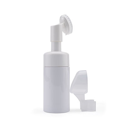 Aangepaste 100ml-de Pompfles van het HUISDIERENschuim met Siliconeborstel