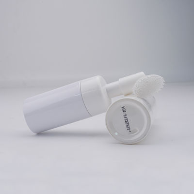Aangepaste 100ml-de Pompfles van het HUISDIERENschuim met Siliconeborstel