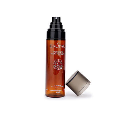 Van de Nevelflessen 80ML 90ML 120ML van Ce Bruine Plastic de Huidzorg Verpakking