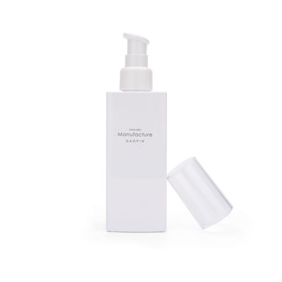 De witte Vierkante van de de Container Gezichtshuid van 100ml 120ml 150ml 200ml Fles van de de Zorg Plastic Lotion