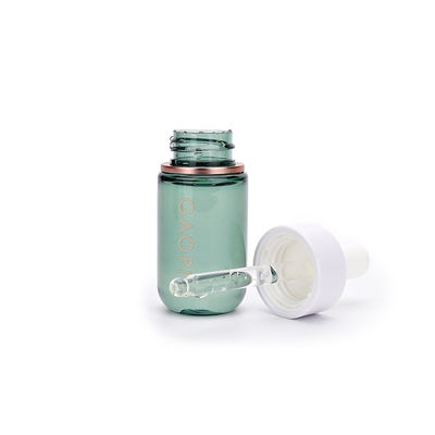 De witte Plastic Flessen van de Lotionpomp, Kosmetische het Druppelbuisjeflessen van 30ml 50ml