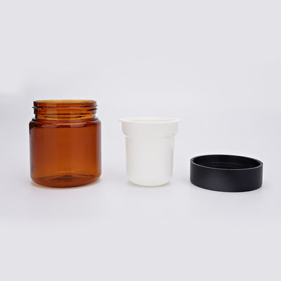 De Flessen 30g 50g Bruine Skincare van HUISDIEREN Lege Skincare Verpakking met Schroefdeksel