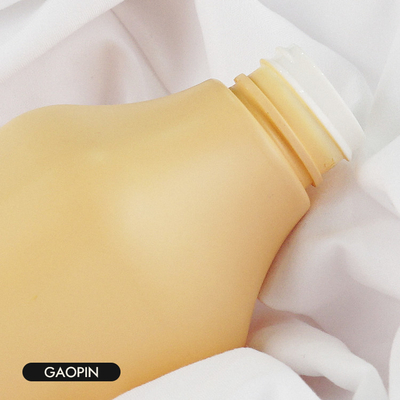 350ml plastic de Lotion van Shampooflessen Kosmetische Verpakking met Gouden Pomp