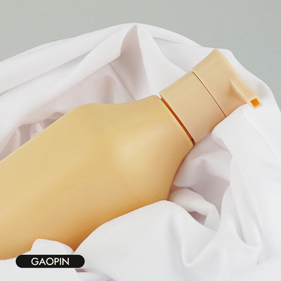 350ml plastic de Lotion van Shampooflessen Kosmetische Verpakking met Gouden Pomp
